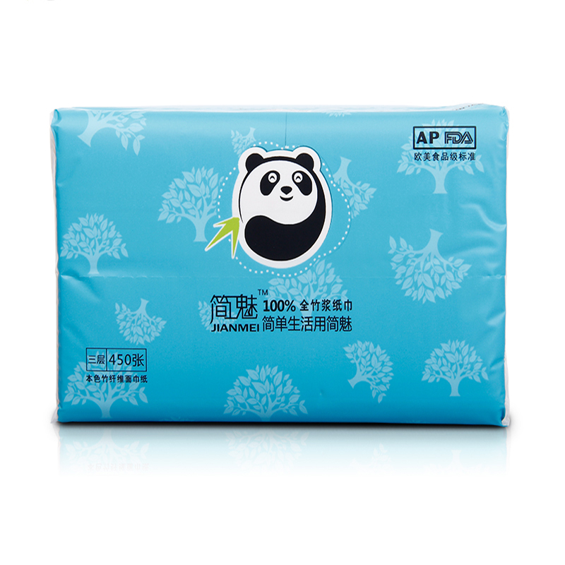 简魅全竹浆纸巾...
