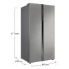 美的(Midea) BCD-525WKPZM(E) 对开门冰箱 变频无霜 智能节能电冰箱