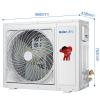 海尔（Haier）KFRd-72NW/58DBA22中央空调 3匹 风管机一拖一 变频自清洁超薄内机 tlw1