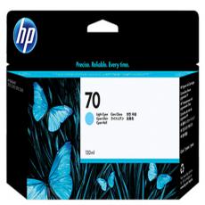 惠普（HP）HP70 墨盒绘图仪Z5400Z2100z5200Z3100Z3200 HPC9390A浅青色墨盒130毫升