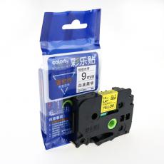 彩乐贴 CLT-FX231 白底黑字 12MM*8M 线缆标签色带 适用于兄弟所有标签机