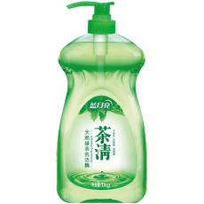 蓝月亮茶清天然绿茶洗洁精1kg