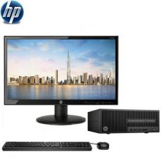 惠普 280 G2 SFF I3-6100/4G/1T/无光驱/win7家庭版/21英寸显示器 台式计算机