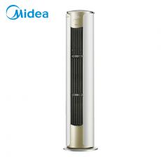 美的（Midea）3匹 舒适星 一级能效 无风感 变频冷暖 智能WiFi圆柱柜机 KFR-72LW/BP3DN8Y-YB302(B1)钛金