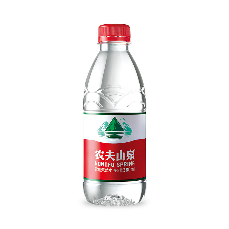 农夫山泉 天然饮用水 380ml*24瓶/箱