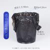 宜之选 垃圾袋 50*60cm*100只 背心手提式中号加厚黑色塑料袋垃圾袋